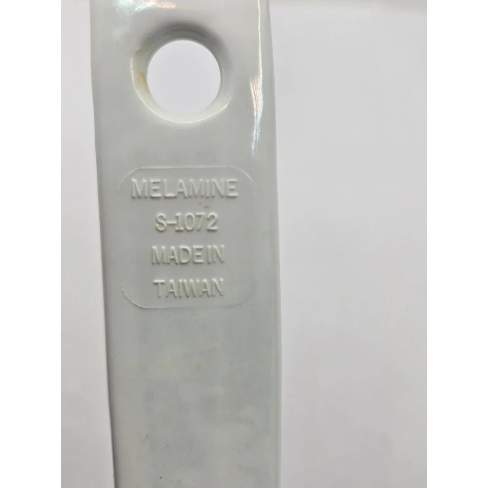 Vintage Foley Serving Spoon Scoop Utensil Melamine White